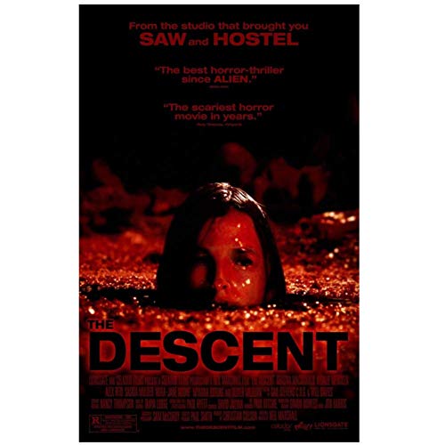 WTHKL The Descent Movie Horror Saw Hostel Pintura en Lienzo Arte en HD Carteles Arte de la Pared Impresiones para la decoración de la Pared del hogar Decoración -24x32 Pulgadas Sin Marco 1 PCS