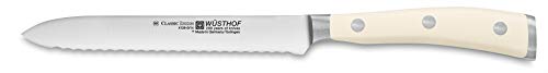 Wüsthof TR4126-0 Classic Ikon - Cuchillo para Cortar salchichón, Color Blanco