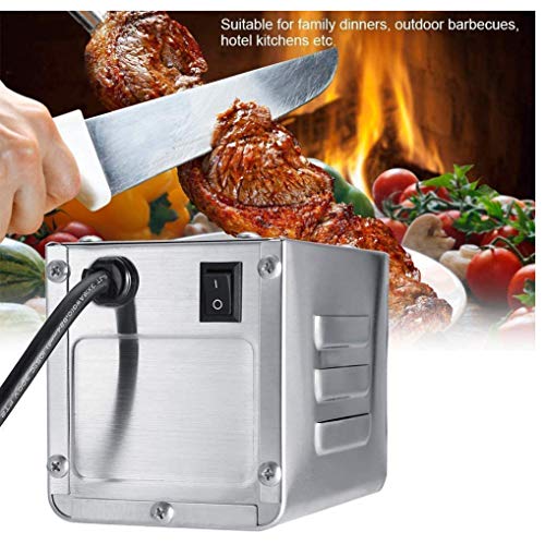 WWWNNUUUX Parrilla del asador, Portátil Motor de Barbacoa al Aire Libre Barbacoa Accesorios Tostador eléctrico Motor Cabra Cerdo Pollo Cabra Asador Asador Motor del asador