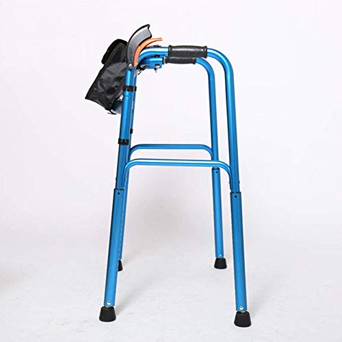 WZB - Silla de Ruedas Plegable, Andador Ajustable para Uso médico, ayudas para Caminar maduras de Aluminio, Productos de rehabilitación para Amigos de Cuatro Patas