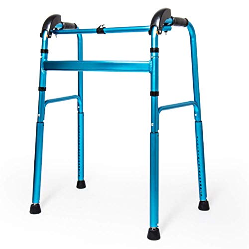 WZB - Silla de Ruedas Plegable, Andador Ajustable para Uso médico, ayudas para Caminar maduras de Aluminio, Productos de rehabilitación para Amigos de Cuatro Patas