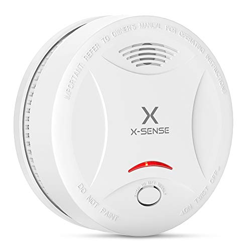 X-Sense Alarma de Humo SD13, Detector Fotoeléctrico de Humo con Alarma de Incendio Inteligente, 10 Años de Duración de la Batería y Chequeo Automático, EN 14604, Certificación CE