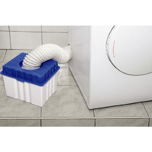 Xavax 111341 - Caja de condensados para secadora con salida de aire, color azul/blanco