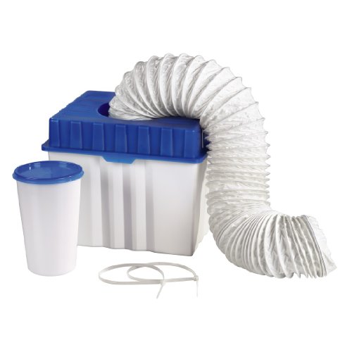 Xavax 111341 - Caja de condensados para secadora con salida de aire, color azul/blanco