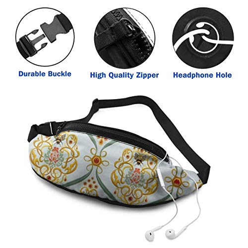 XCNGG Bolso de la Cintura del Ocio Bolso Que acampa Bolso del montañismo Waist Pack Bag for Men&Women, Wine Glass Utility Hip Pack Bag with Adjustable Strap for Workout Traveling Casual Running