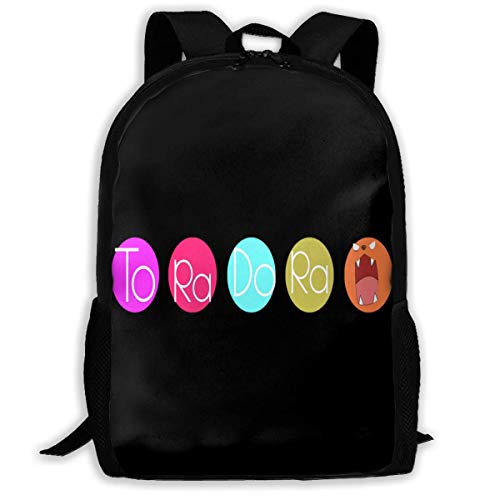 XCNGG Toradora! Mochila Escolar de Anime para Adolescentes, Mochila Deportiva Informal para Hombres, Mujeres, Estudiantes, Viajes, Senderismo, Mochila para portátil