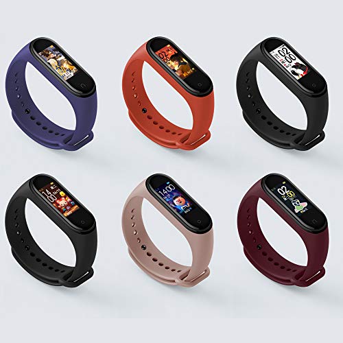 Xiaomi Band 4 Pulsera de Fitness Inteligente Monitor de Ritmo cardíaco 135 mAh Pantalla Color Bluetooth 5.0 más Reciente 2019, Negro