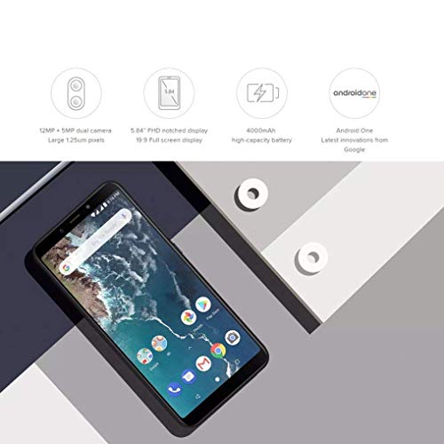 Xiaomi Mi A2 Lite 4GB RAM 64GB Dual SIM Black Smartphone - EU