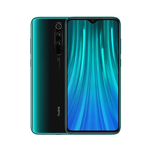 Xiaomi Redmi Note 8 Pro Teléfono, Pantalla Completa de 6.53”, CPU MTK Helio G90T Octa-Core, 20MP Frontal y 64MP AI Cuatro Cámara Trasera Móviles Versión Global (Verde, 6+128GB)