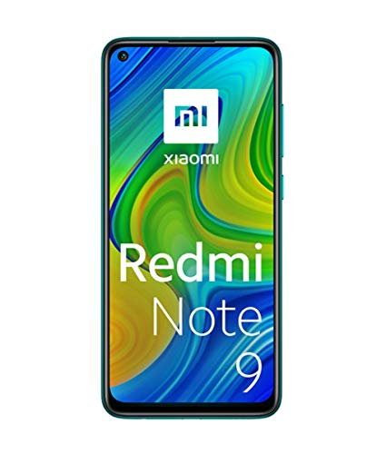 Xiaomi Redmi Note 9 Smartphone 4GB 128GB, 48MP Quad Camera, 6.53”FHD + DotDisplay, 5020 mAh, 3.5mm Headphone Jack NFC, Verde [European version]