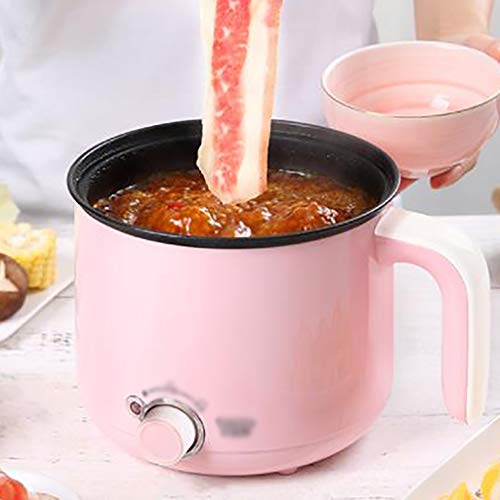 XIAOYY Elite Gourmet eléctrica Arrocera con Acero Inoxidable Olla Interior Hace sopas, guisos, Cereales, Mantener Caliente, función for Mantener Caliente (Color : Pink Upgrade Version)