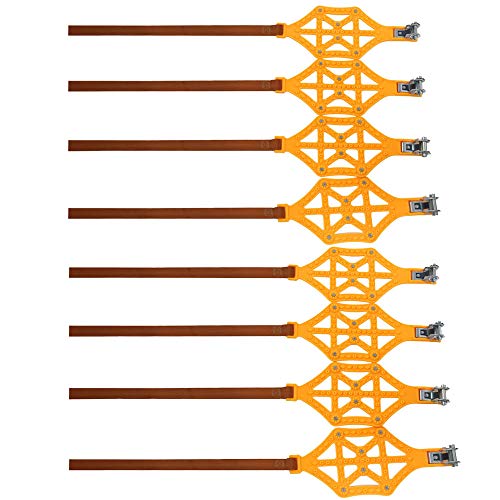 XJ Cadenas de Nieve de la Serie 8, Cadenas para Nieve Universales Cadenas de Nieve para Llantas para Cualquier Ancho de Llantas de 7"-11"(165mm-275mm)，Cadenas Coche Antideslizante