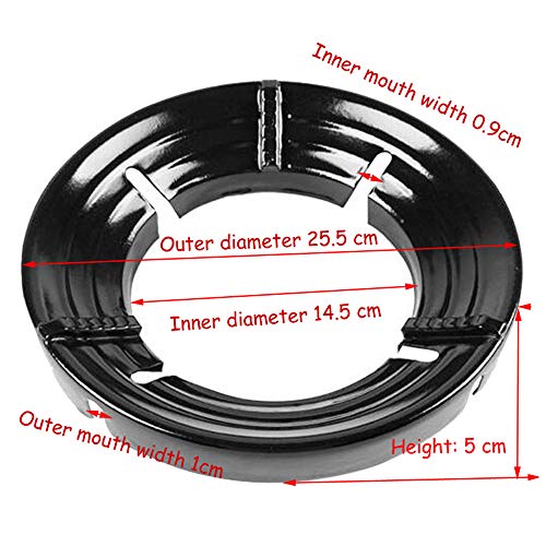 Xkfgcm Soporte de la Estufa de Gas Tapa de la Estufa de Gas de Fuego de Ahorro de Energía de la Estufa del Quemador de Gas de la Cubierta Wok Ring Tapa Cocina de Gas Cortavientos Reúne Los Accesorios