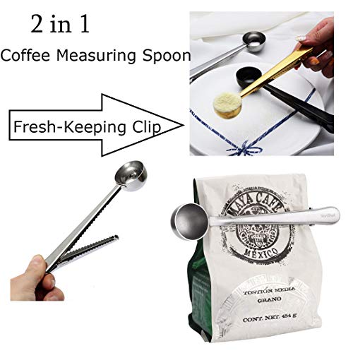 XMSJSIY Cuchara de café de té Cucharas de Espresso Cucharillas Tenedor de Frutas Salsa de Acero Inoxidable Tenedor de Postre de Pastel de azúcar Conjunto de Herramientas de Accesorios de Cocina