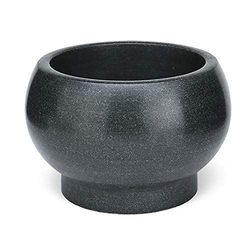 XM&XN Piedra Amoladora De La Especia,Sistema Mortero Molcajete Mármol Hecho A Mano Pulido Sólido Pill Crusher Suribachi Peso Pesado Machacador De Ajos-ciánico Azul Diámetro12cm(5inch)