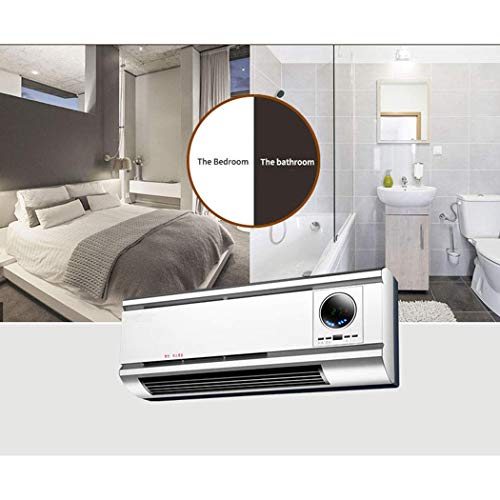 XN Cortina De Aire Eléctrica De 2kW para Calentador/Ventilador De Puerta con Termostato, Pantalla LED, Temporizador Y Control Remoto