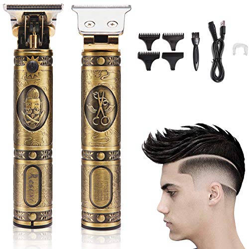 Xnuoyo Advanced Metal Máquina de Cortar Pelo Profesional Cortapelos Hombre Corte Pelo, Máquina Cortar Pelo Inalámbrico Batería 1500mAh, Recortador Pelo Barba Kit Familia