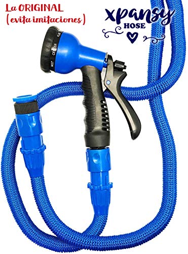 Xpansy Hose Pro C2607B Manguera Extensible con la Presión del Agua, Azul, 7,5 metros