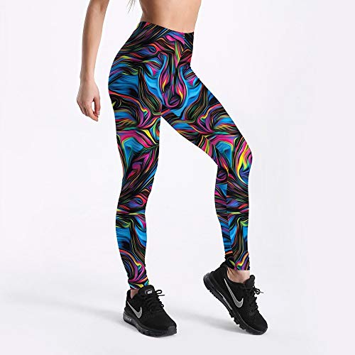 XRHYJW Leggings para Mujer Leggings Mujer Pantalones De Verano Donuts Lindos Unicornios Leggings Estampados para Niña Tallas Grandes S-XXXXL