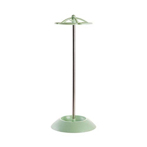 Xuping shop Paraguas de pie Largo Paraguas Cortos Rack de Almacenamiento, Drain Umbrella Rack Soporte de Paraguas de Acero Inoxidable, 8.9x22.4in (Color : Verde)