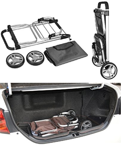 XXHDEE Carrito De La Compra Que Dobla El Carro De La Compra Portable Que Sube Las Escaleras Tranvía del Carro del Carro Carro Pequeño del Aislamiento del Carro Silla apilable