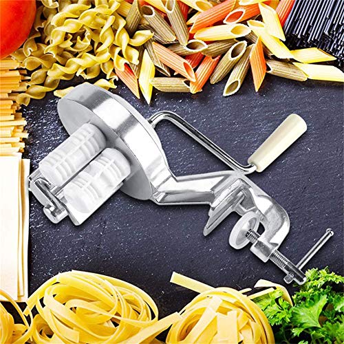 xxz Cavatelli Maker Machine, Máquina para Hacer Pasta Manual Máquina de Cocina - Máquina Profesional para Pasta Fresca Lasagne Spaghetti Tagliatelle Ravioli Maker