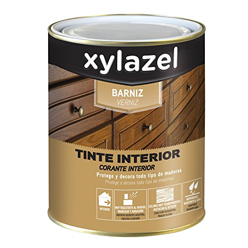 Xylazel - Barniz tinte interior brillante 375ml nogal