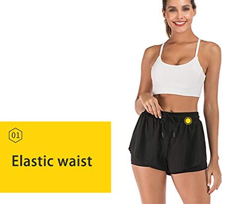 XYZLEO Pantalones De Senderismo Suave Pantalones Cortos para Caminar Mujeres Ligero Respirable EláStico Secado RáPido Deshumidificar CóModo Pantalones para Caminar,Blanco,M