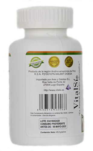 YACÓN (Smallanthus Sonchifolius)100% natural 90 cápsulas de 500mg.Cápsula elaborada con alga agar-agar Apto para veganos.Envío gratis España.Canarias y resto de Europa gratis en compra superior a 49€