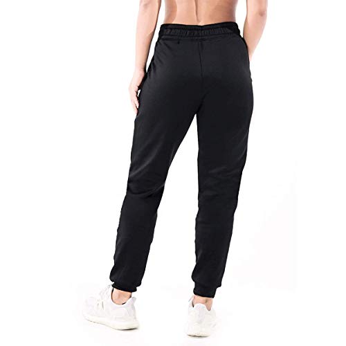 Yaitty Pantalones Deportivos para Mujer, diseño de Pelota de fútbol, con impresión 3D, Pantalones de Deporte, Negro, Extra-Large