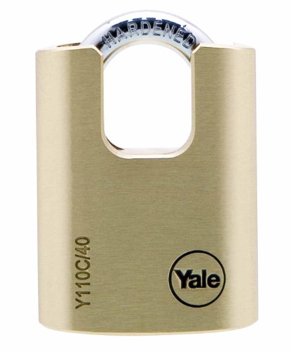 Yale Y110C/40/119/1 Candado de Seguridad Con Arco Cerrado, 40 mm