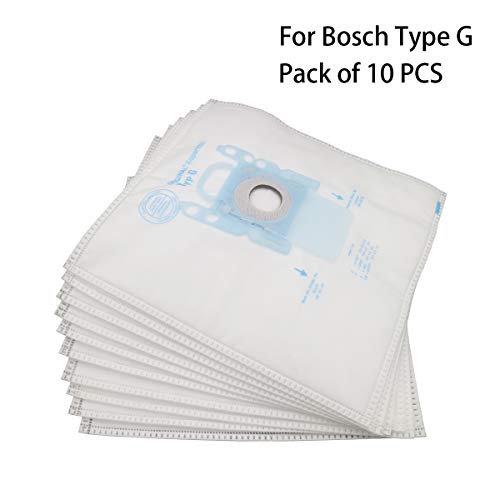 YanBan 10 bolsas de polvo para aspiradora Bosch de microfibra tipo G GXXL GXL MegaAir SuperTex BBZ41FGXXL