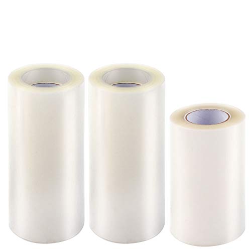 Yangfei 3 Rollos Acetato Transparente Pastel Collar para Pasteles Papel de Acetato Reposteria, Cuello para Tartas Tiras de Tartas para Decoración de Repostería Pasteleria Pastel Mousse (8cm,10cm)