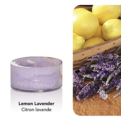 Yankee Candle Limón y Lavanda Velas de Té Aromáticas Paquete de 12 Unidades, Violeta, 8.9x8.5x6.3 cm