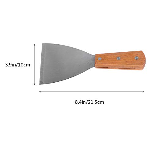 Yardwe 2 Piezas Espátulas de Cocina Espátula con Mango Espátulas de Cocina raspador para Parrilla