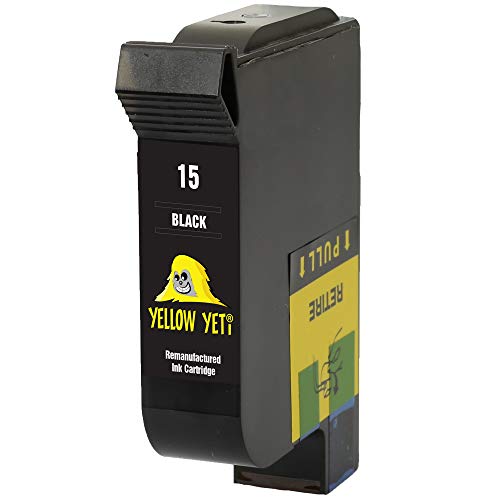 Yellow Yeti Remanufacturados 15 17 Cartuchos de Tinta Negro/Color para HP Deskjet 816c 825c 827 840c 841c 842c 843c 845c 845cvr 848c [3 años de garantía]