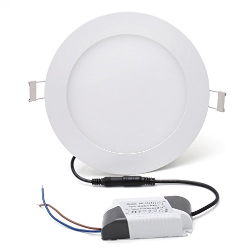 YESDA 10x6 Plafon Techo LED Downlight focos led empotrables Panel led Blanco Frio 6000K Ultra delegada AC 85 -265V Transformador Incluido