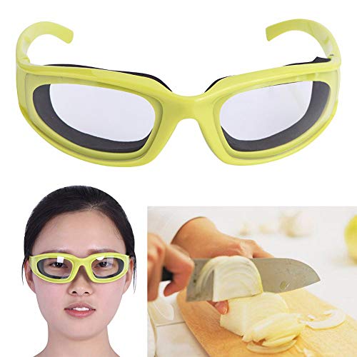 YETE Gafas de Barbacoa Gafas de Cebolla de Cocina sin Lágrimas para Ojos Secos, Antivaho, Anti Arañazos, Diseño para Preparar Alimentos, Cocinar, Esquiar, Andar en Bicicleta (Color Aleatorio)