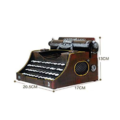 YGMX Vintage Máquina De Escribir Retro Antiguos Mecánicos Decoraciones Modelo Nostálgico Servicio De Decoración Salón Regalos para La Familia,Mk848