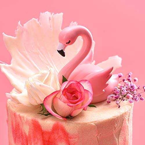 YIJIAOYUN - Decoración para tartas de flamenco, decoración de fiesta para bodas, fiestas de cumpleaños