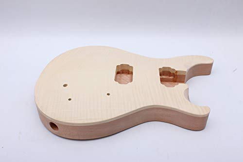 Yinfente cuerpo de guitarra de madera de arce de caoba para guitarra eléctrica, juego de repuesto con estilo