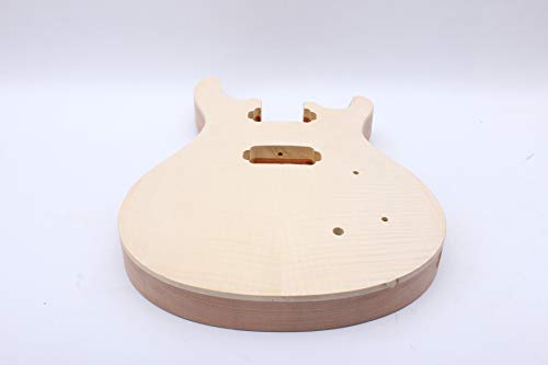 Yinfente cuerpo de guitarra de madera de arce de caoba para guitarra eléctrica, juego de repuesto con estilo