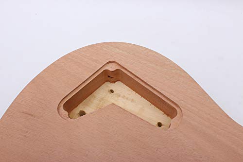 Yinfente cuerpo de guitarra de madera de arce de caoba para guitarra eléctrica, juego de repuesto con estilo