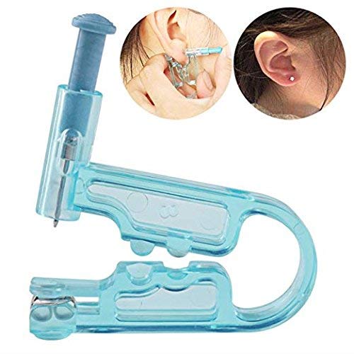 yiqi 6 unids desechable Herramienta de la Unidad de Pistola de perforación estéril del oído estéril con Ear Stud Asepsis Pierce Kit (Primera generación)