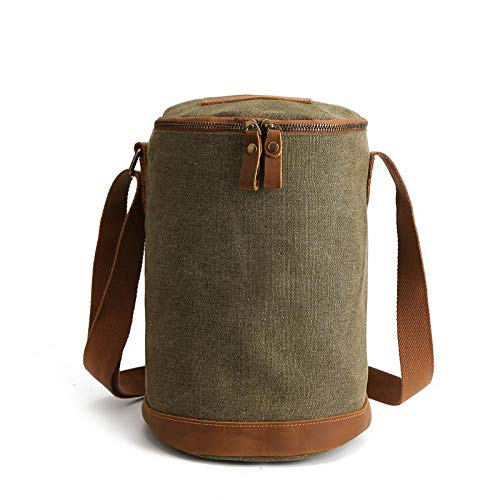 yitao bolsa de mensajero Nuevo Bolso Para Hombre Bolso De Lona Bolso De Mensajero Para Hombre Bolso De Lona De Cuero Bolso Cilíndrico De Tela Bolso De Hombro