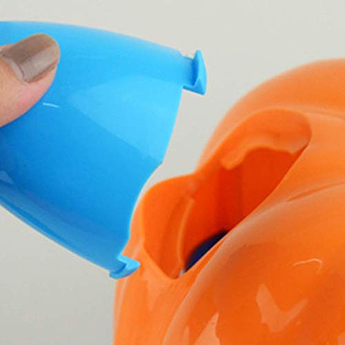 Yiyu Los niños Orinal Asiento de Inodoro con Tapa, ToiletTrainer bebé higiénico bebé Sienta a los niños IR al baño WC WC Muy Estable for los niños pequeños x (Color : Orange)