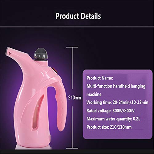 YJEM Hand-Held Vaporizador Portátil Uso Doméstico y Viajes Planchado Al Vapor Cepillo Máquina Belleza Cara Que Cuelga Máquina 2 en 1 Hierro