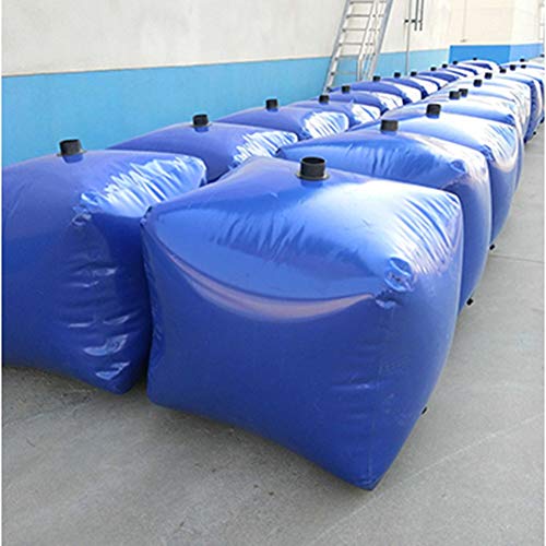 YJFENG Contenedor Agua Potable, Plegable Peso Ligero Durable Alta Capacidad Contenedor De Agua para Transporte De Larga Distancia, Riego (Color : Blue, Size : 600L/1.5x1x0.4M)