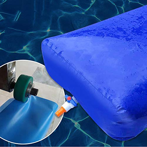 YJFENG Contenedor De Agua Plegable, Plegable Anti-caída Y Resistente Al Desgaste Proteccion Solar Bolsa De Contenedor De Agua para Camping, De Riego Agrícola (Color : Blue, Size : 600L/1.5x1x0.4M)