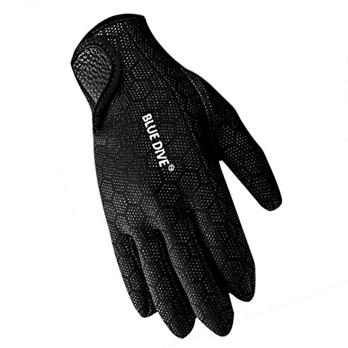 YJZQ Guantes de neopreno antideslizantes para buceo, 1,5 mm, guantes de buceo, natación, kayak, vela, surf, deportes acuáticos, guantes térmicos para hombres y mujeres, Mujer, color negro